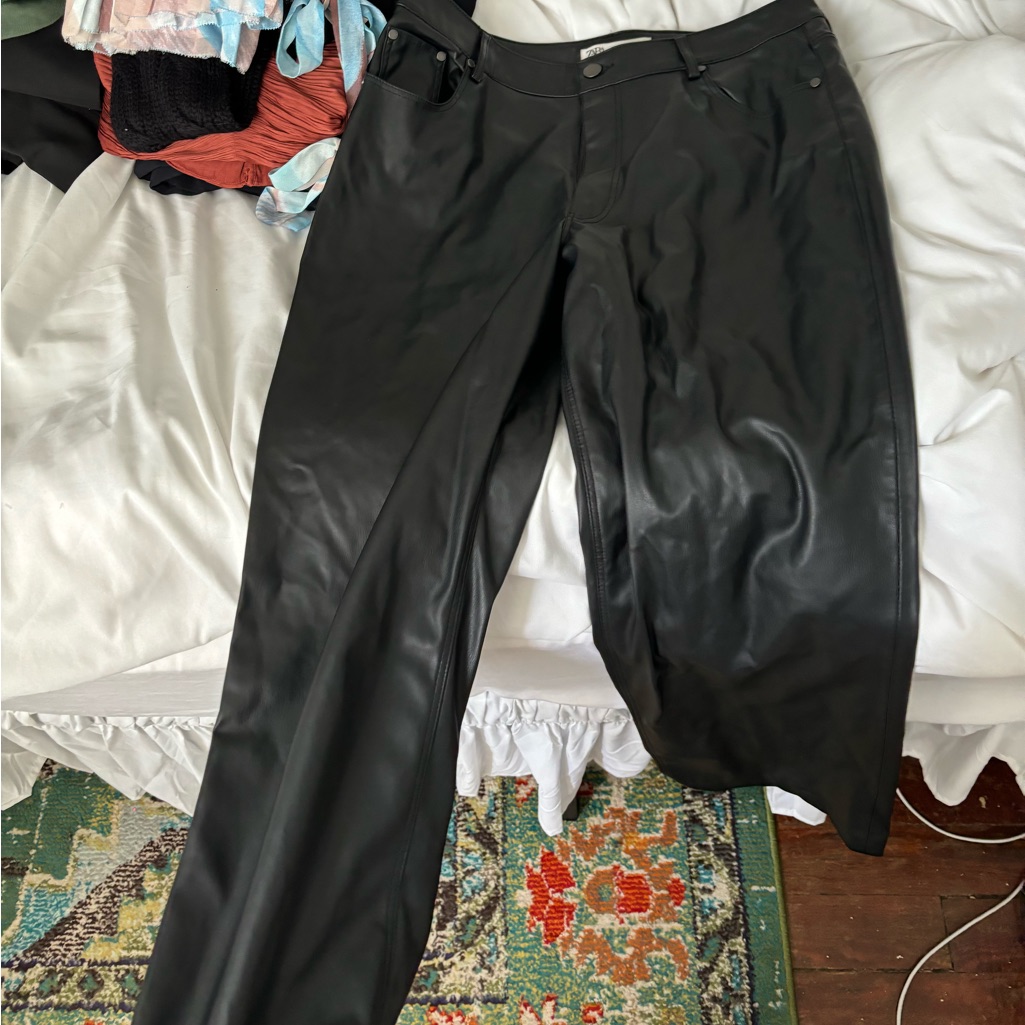 Zara Leather Pants